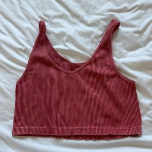 Burnt orange crop top/bralette